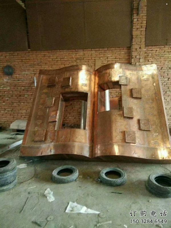 銅書籍雕塑精選，廣場系列，戶外銅書籍雕塑承接