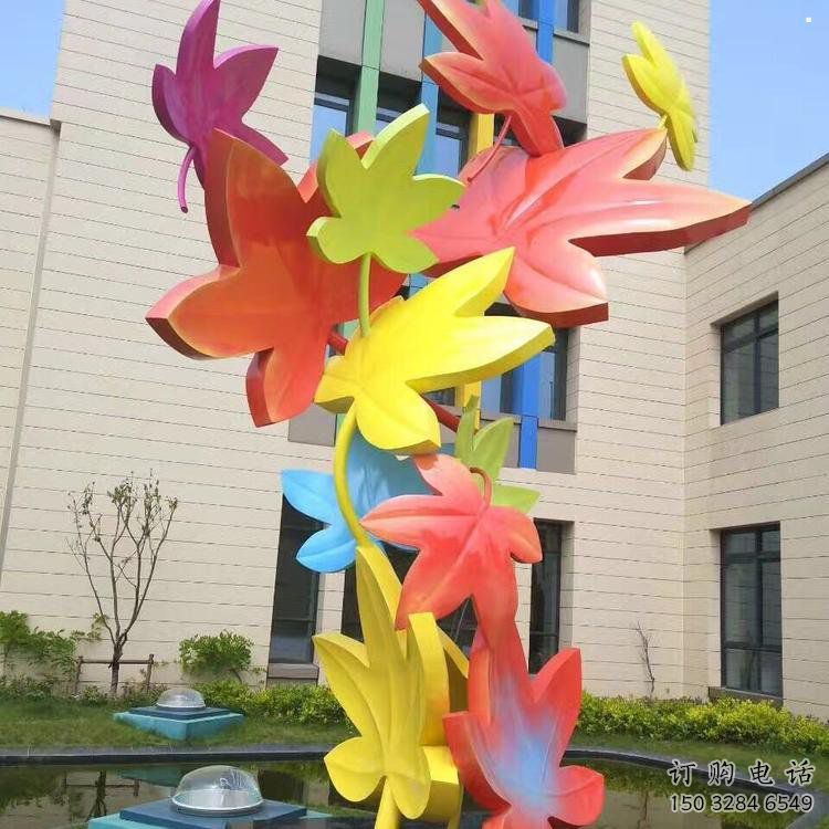 楓葉雕塑服務商，景觀雕塑，烤漆楓葉雕塑選定