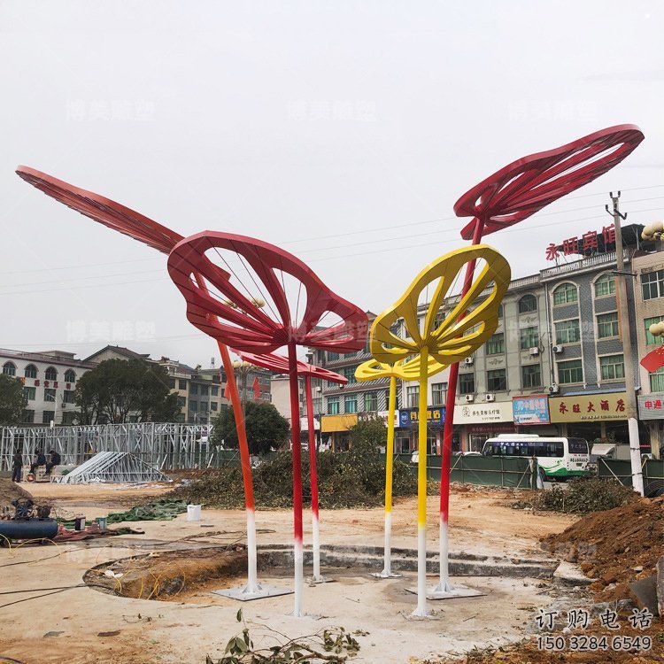 戶外遮陽樹雕塑通用，多彩藝術(shù)，不銹鋼遮陽樹雕塑供應(yīng)