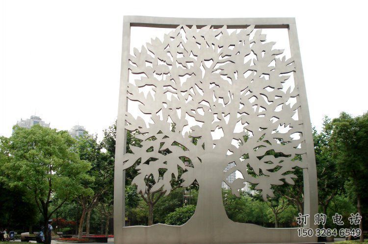 鏤空樹(shù)雕塑優(yōu)選，城市裝飾，鏤空剪紙樹(shù)雕塑廠