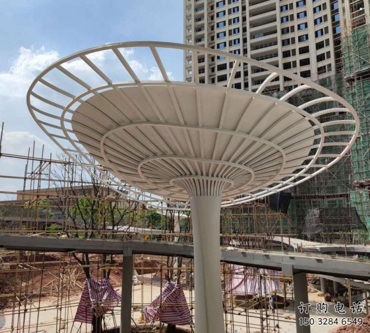 傘樹雕塑批發，美陳雕塑，主題鏤空傘樹雕塑標準