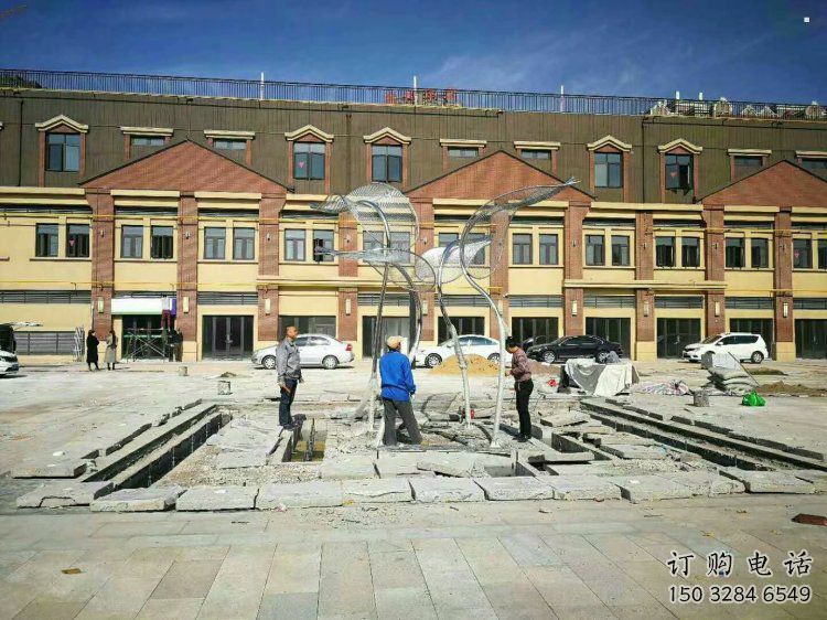 燈光樹葉雕塑制造，露天雕塑，燈光樹葉雕塑選用