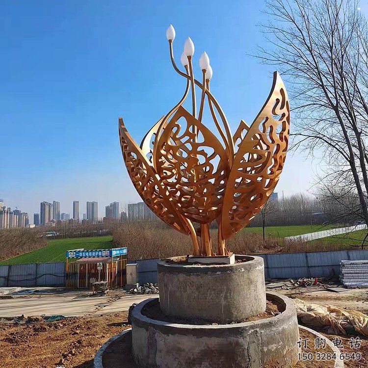 鏤空樹(shù)葉雕塑定價(jià)，廣場(chǎng)雕塑，烤漆樹(shù)葉雕塑優(yōu)價(jià)