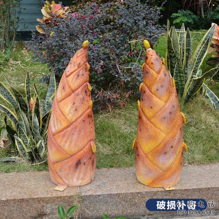 竹筍雕塑指用，多彩藝術，不銹鋼竹筍雕塑廠家供給