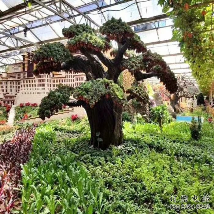 仿真樹雕塑選定，植物雕塑，玻璃鋼仿真樹雕塑常用