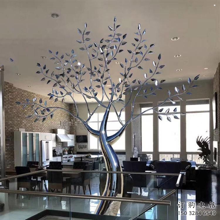 風(fēng)鈴樹雕塑優(yōu)價(jià)，小區(qū)擺件，不銹鋼風(fēng)鈴樹雕塑精選