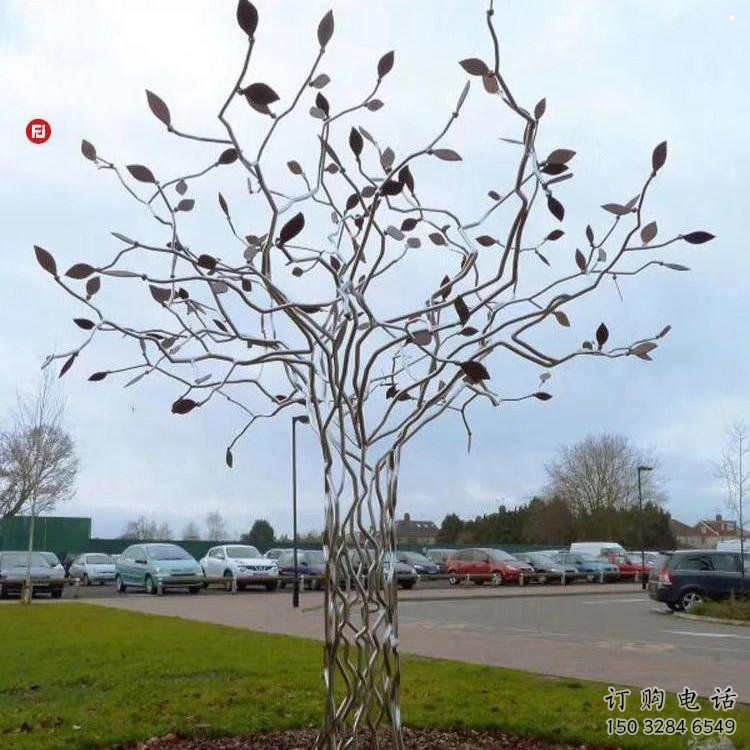 風鈴樹雕塑制作，景觀概念，廣場不銹鋼風鈴樹雕塑常用