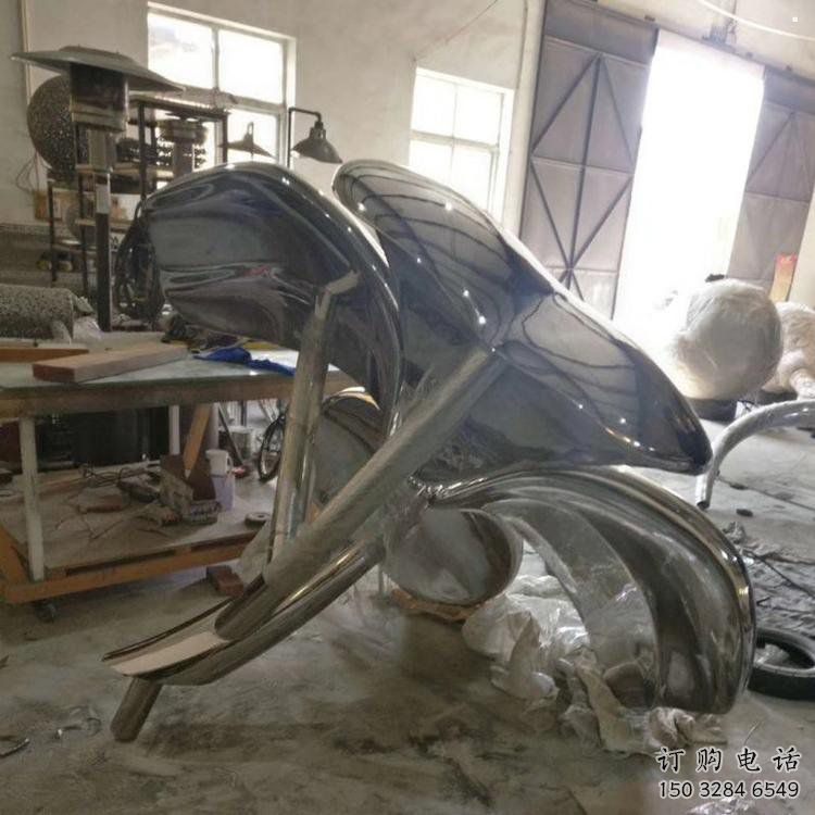 四葉草雕塑精選，公園小品，不銹鋼四葉草雕塑廠家