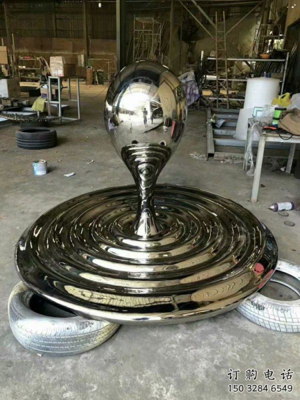 廣場水滴雕塑供求，露天雕塑，不銹鋼水滴雕塑標準