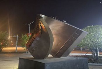 銅書籍雕塑定制，小區擺件，銅書籍雕塑服務商