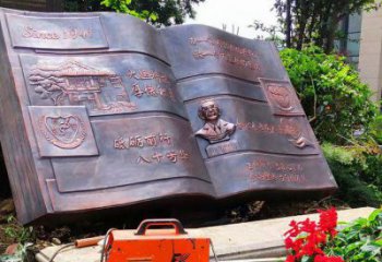 銅書籍雕塑優(yōu)價，歐式風(fēng)格，銅書籍雕塑廠家