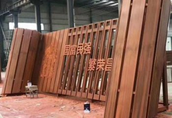 鍛造竹簡(jiǎn)雕塑