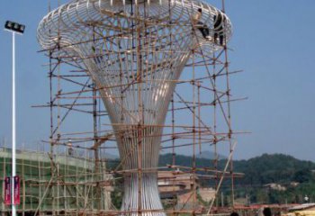 遮陽樹雕塑優選，城市裝飾，鏤空遮陽樹雕塑定做