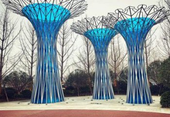 鏤空樹雕塑工廠選用，街道標識，烤漆鏤空樹雕塑制作