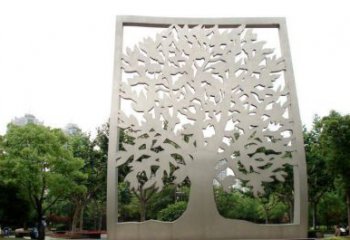 鏤空樹(shù)雕塑優(yōu)選,城市裝飾,鏤空剪紙樹(shù)雕塑廠