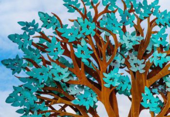 傘樹雕塑制作，村標概念，城市鏤空傘樹雕塑承接