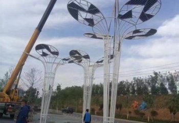 芭蕉葉雕塑精選，景區雕塑，不銹鋼芭蕉葉雕塑提供