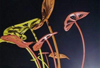 芭蕉葉雕塑精選，歐式風格，不銹鋼芭蕉葉雕塑指用