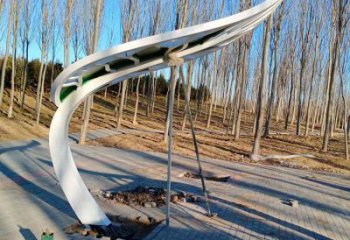 樹葉雕塑優選，陸地擺件，彩繪仿真樹葉雕塑供給