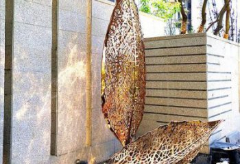 燈光樹雕塑常用，酒店擺件，燈光樹葉雕塑廠家