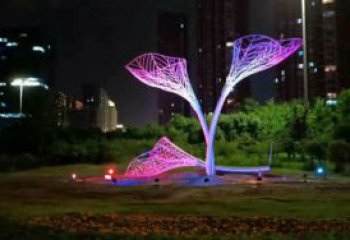 燈光樹葉雕塑廠，公園小品，燈光樹葉雕塑生產商