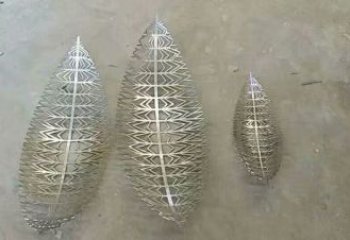 鏤空樹葉雕塑生產(chǎn)，街道標(biāo)識，鏡面鏤空樹葉雕塑供應(yīng)