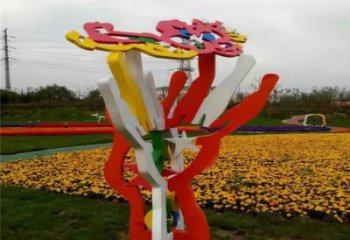 花樹雕塑廠家，標(biāo)識(shí)雕塑，不銹鋼花樹雕塑選用