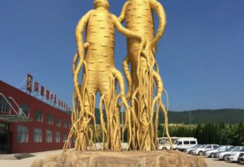 大型人參雕塑標(biāo)準(zhǔn)，街頭藝術(shù)，廣場人參樹雕塑通用