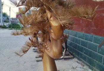 別墅區松樹雕塑