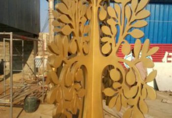 發(fā)財(cái)樹雕塑標(biāo)準(zhǔn)，廣場系列，不銹鋼發(fā)財(cái)樹雕塑指用