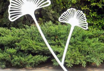 銀杏葉雕塑生產，街頭雕塑，不銹鋼銀杏葉雕塑供需