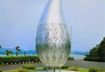 水滴雕塑承接，鍛造工藝，不銹鋼水滴雕塑訂做