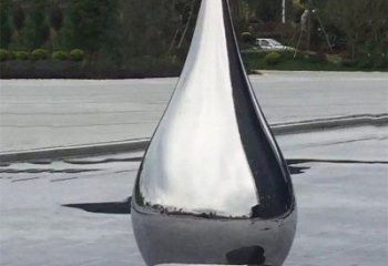 水滴雕塑服務(wù)商，鏡面工藝，不銹鋼水滴雕塑訂做