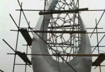 水滴雕塑生產(chǎn)，景區(qū)案例，景觀不銹鋼水滴雕塑優(yōu)選