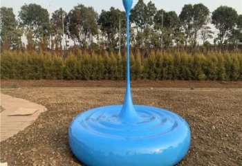 水滴雕塑工廠標準，多彩藝術，景觀烤漆水滴雕塑供應