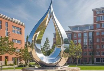 淚滴雕塑定制，中式工藝，不銹鋼淚滴雕塑廠優(yōu)價(jià)