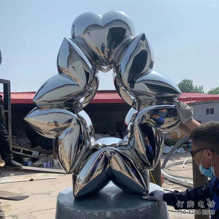 景觀心心相印雕塑