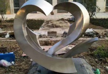 剪紙愛(ài)心雕塑