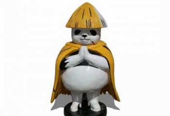 廣場熊貓雕塑訂做，城市雕塑，景觀彩繪熊貓雕塑廠家