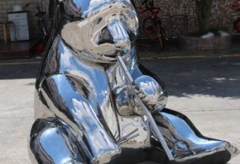 熊貓雕塑服務商，景觀雕塑，不銹鋼熊貓雕塑選定