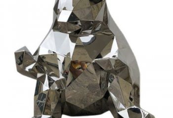 熊貓雕塑精選，美陳雕塑，鍛鋼不銹鋼熊貓雕塑通用