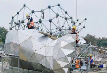 熊貓雕塑制造，街景小品，景觀切面熊貓雕塑優價