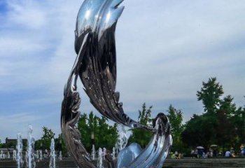 羽毛雕塑制作，園林裝飾，建筑鏡面羽毛雕塑批發