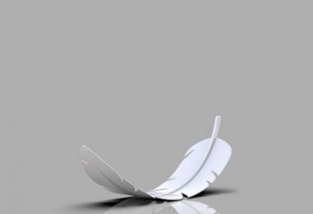 景區(qū)羽毛雕塑優(yōu)選，圓雕體系，城市烤漆羽毛雕塑選定