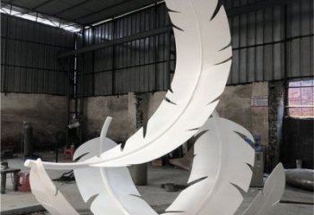 羽毛雕塑預(yù)定，城區(qū)小品，民俗烤漆羽毛雕塑制造商
