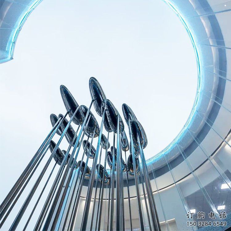 不銹鋼祥云雕塑承接，城市裝飾，大型祥云雕塑公司生產商