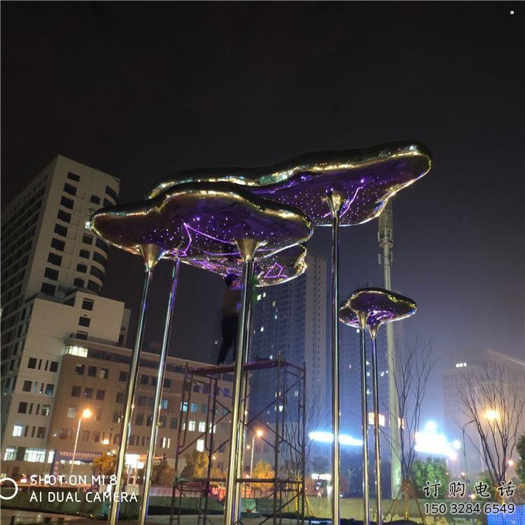 祥云雕塑工廠標(biāo)準(zhǔn)，多彩藝術(shù)，景觀不銹鋼祥云雕塑供應(yīng)