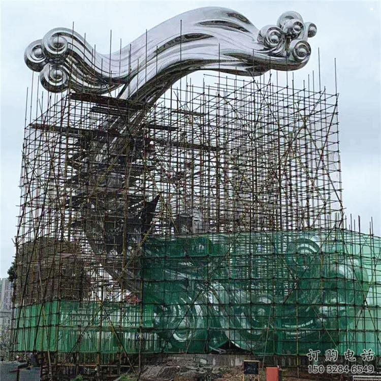 祥云雕塑通用，花園小品，廣場(chǎng)不銹鋼祥云雕塑優(yōu)價(jià)