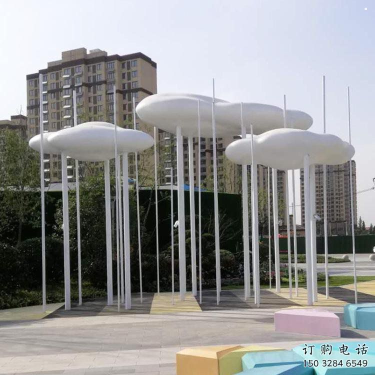 酒店云朵雕塑，鍍金歐式雕塑，仿古擺件