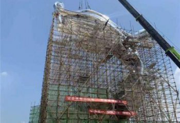 祥云雕塑優選，多彩藝術，抽象不銹鋼祥云雕塑選用